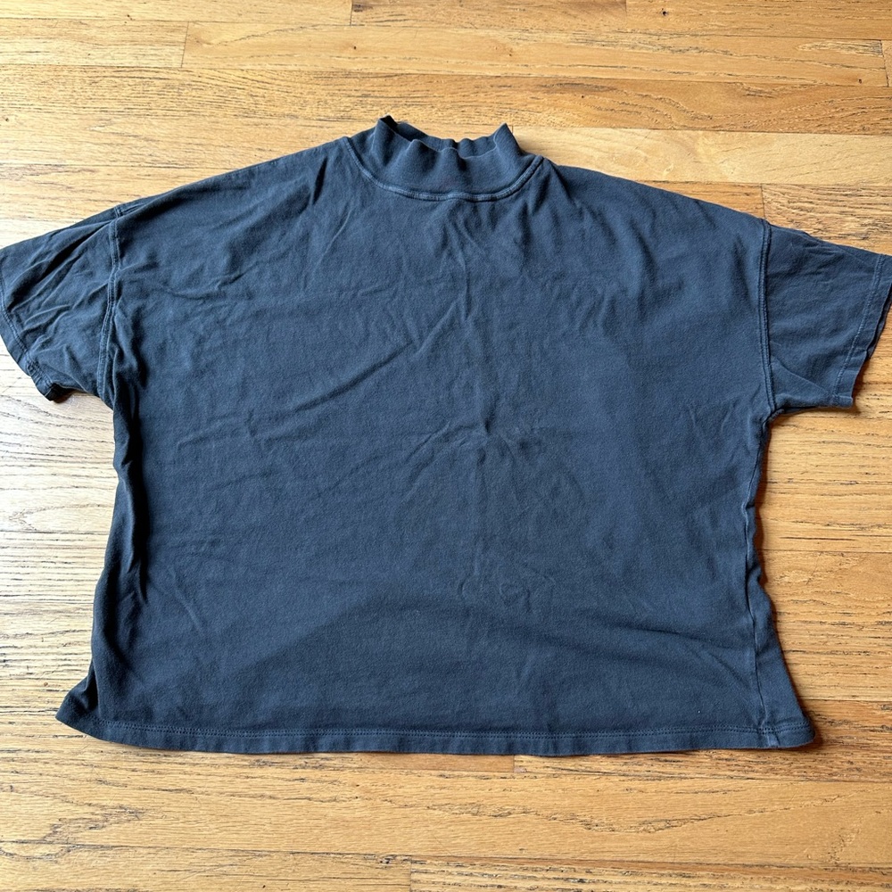 We the Free Freedom Mock Neck Tee Black